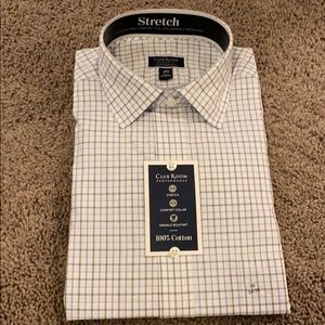 Men’s plaid Club Room dress shirt
